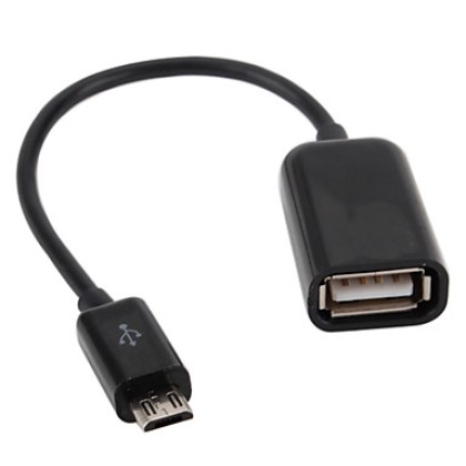 CABO P/  CELULAR SAMSUNG GALAXY -  OTG MICRO USB - CONECTA PENDRIVE, MOUSE, TECLADO